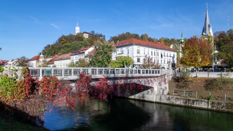 Flussbrückenlandschaft-Der-Altstadt-Von-Ljubljana